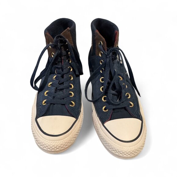 Converse Chuck Taylor All Star Blue MA-1 Zip High Womens 9 Mens 7 Nylon - Picture 1 of 13